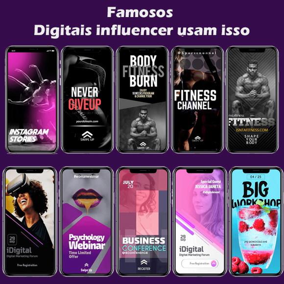 Pack Stories Animados e Estáticos PowerPoint