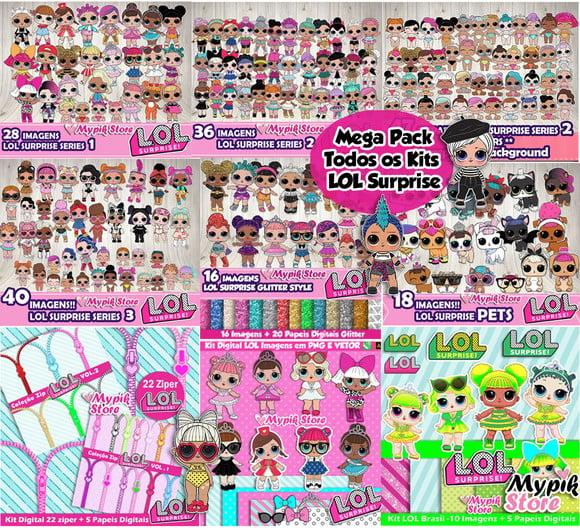 Super Combo com 9 Kits LOL Surprise