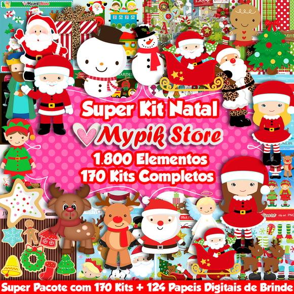 Super Coleção Natal com 170 Kits