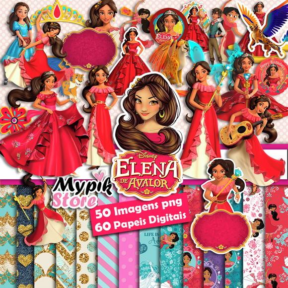 Super Kit Digital Elena de Avalor - Imagens Scrapbook