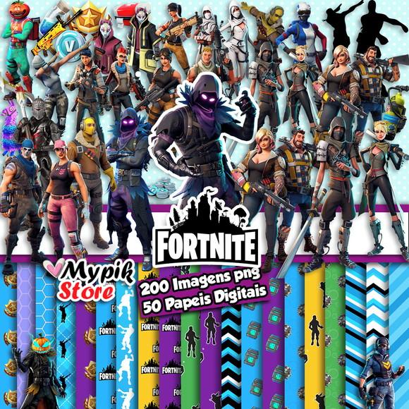 Super Kit Digital Fortnite - Scrapbook