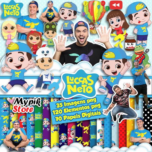 Super Kit Digital Luccas Neto Cliparts PNG - Scrapbook