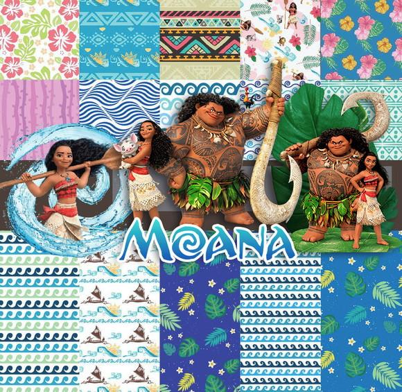 Super Kit Digital Moana Coleção Vol.2