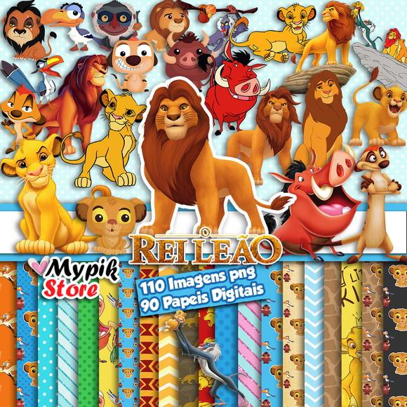 Super Kit Digital O Rei Leão - Scrapbook