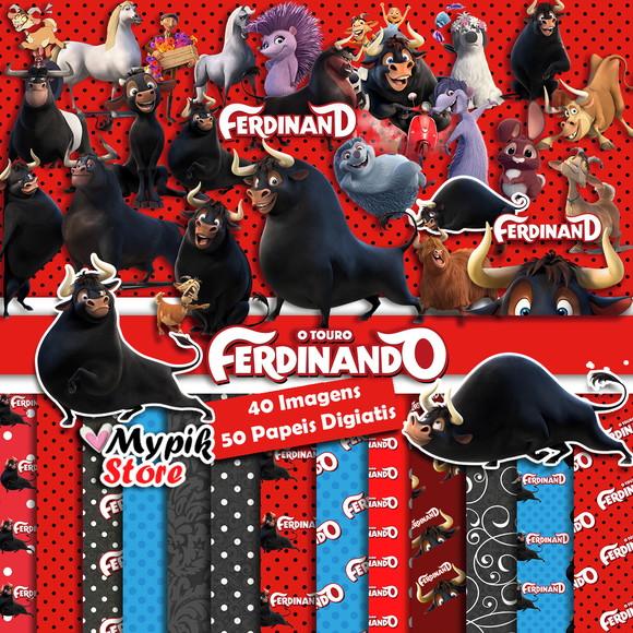 Super Kit Digital O Touro Ferdinando - Scrapbook