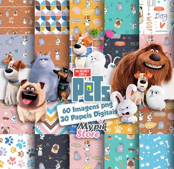 Super Kit Digital Pets a Vida Secreta dos Bichos
