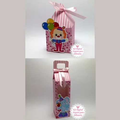 Arquivo de corte Circo menina Rosa para Silhouette - 01