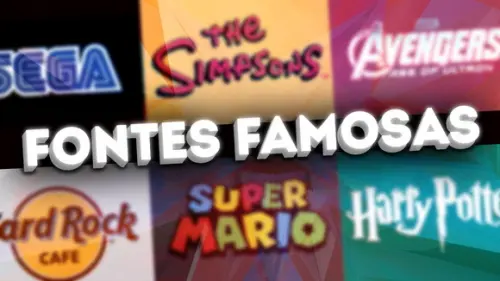 Kit 100 Fontes Famosas Instalaveis