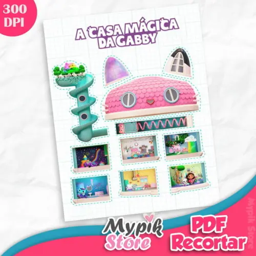 Kit Digital a Casa Mágica da Gabby