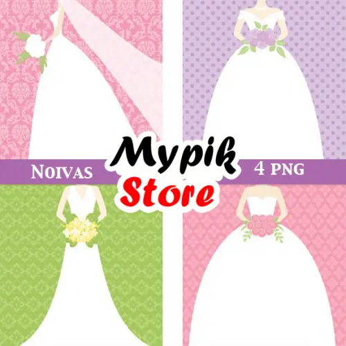 Kit Digital Casamento Noiva Scrapbook 07