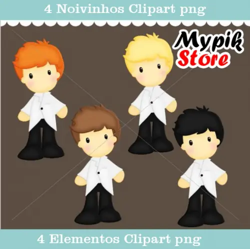 Kit Digital Casamento Noivinho scrap 08