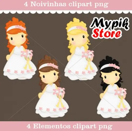 Kit Digital Casamento Noivinhas 09