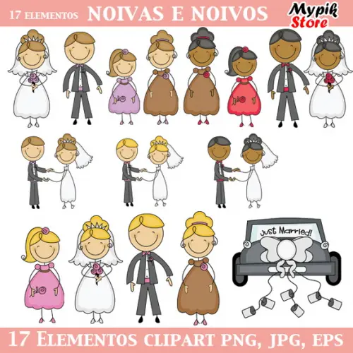 Kit Digital Casamento Noiva e noivo 02