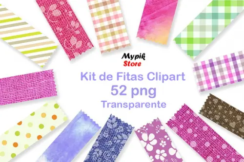 Kit Digital de Fitinhas clipart png - 01