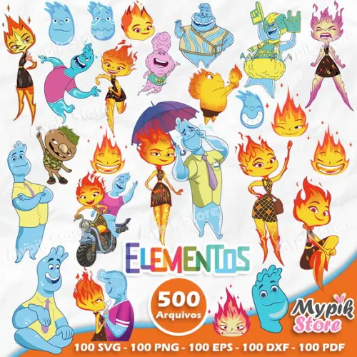 Kit Digital Disney Elementos