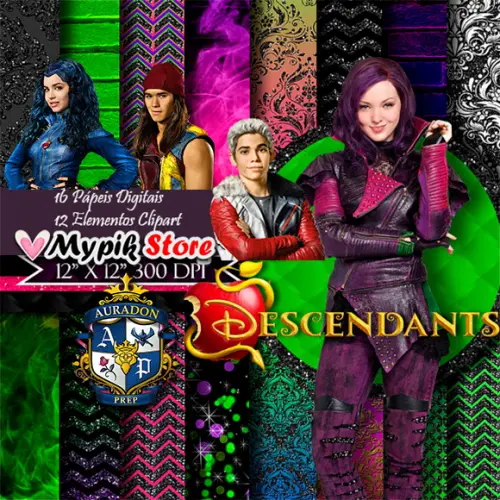 Kit Digital Descendentes Disney - Coleção