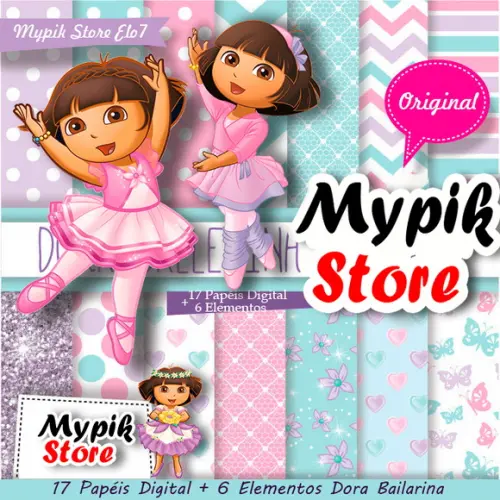 Kit Digital Dora Bailarina - 39