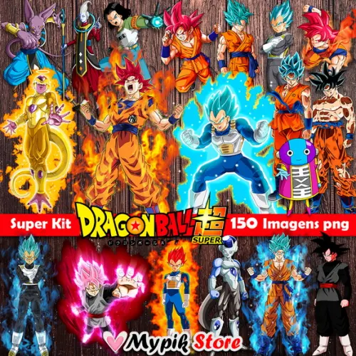 Kit Digital Dragon Ball Super para Imprimir