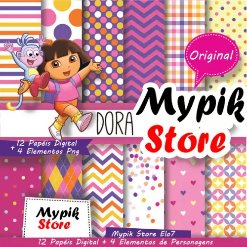 Kit Digital Dora Aventureira - 38