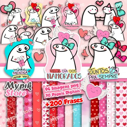 Kit Digital Flork Dia dos Namorados