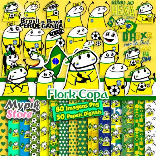 Kit Digital Flork Copa do Mundo