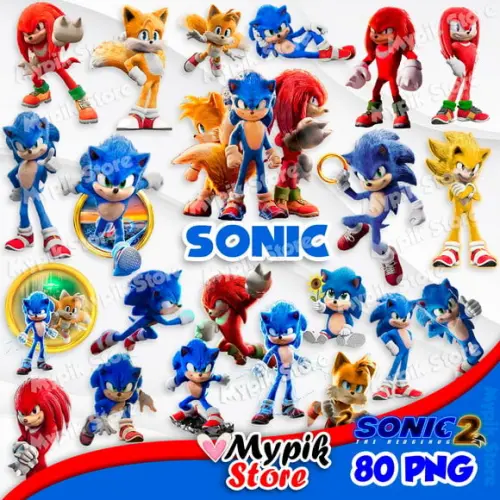 Kit Digital Imagens Sonic 2