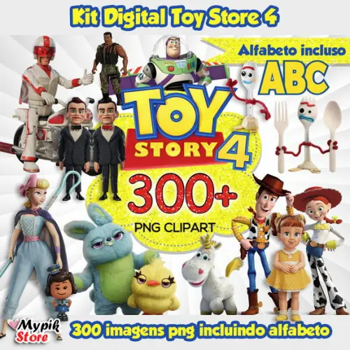 Kit Digital Imagens Png Toy Story 4