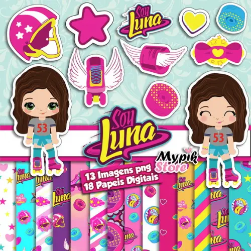 Kit Digital Imagens Soy Luna
