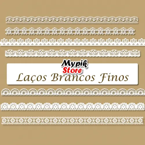 Kit Digital Laços Fitas Scrapbook 07