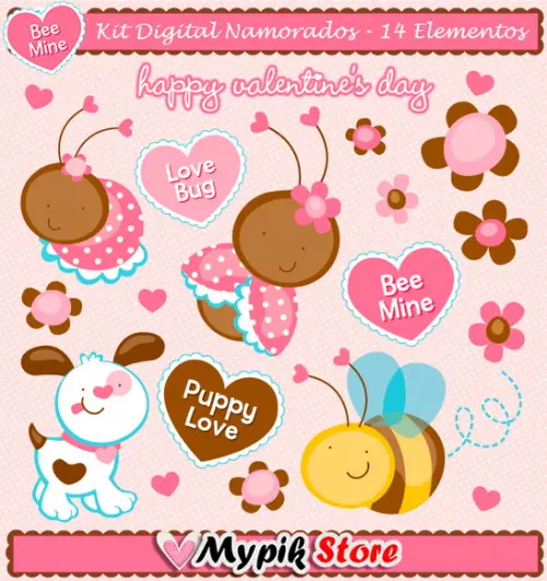 Kit Digital Jardim Namorados Coleção 04