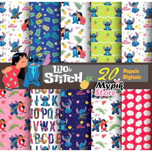 Kit Digital Lilo e Stitch