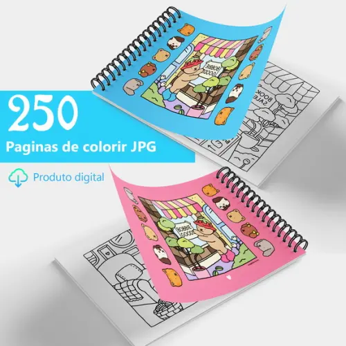 Kit Digital Livro de Colorir Jpg Bobbie Goods para Imprimir