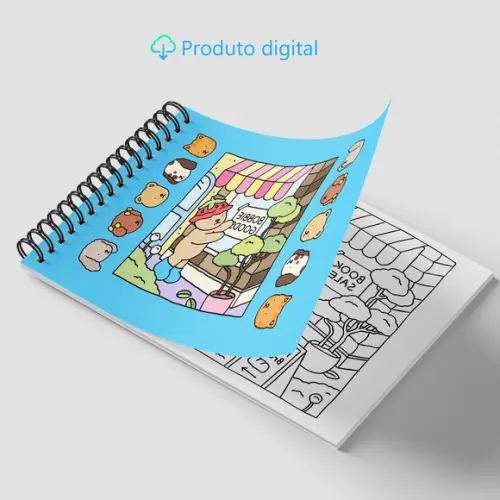 Kit Digital Livro de Colorir Jpg Bobbie Goods para Imprimir