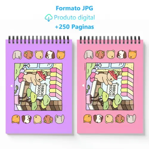 Kit Digital Livro de Colorir Jpg Bobbie Goods para Imprimir