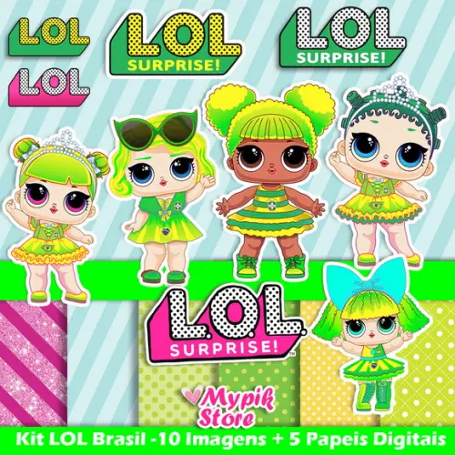 Kit Digital LOL Surprise Copa do Mundo Brasil