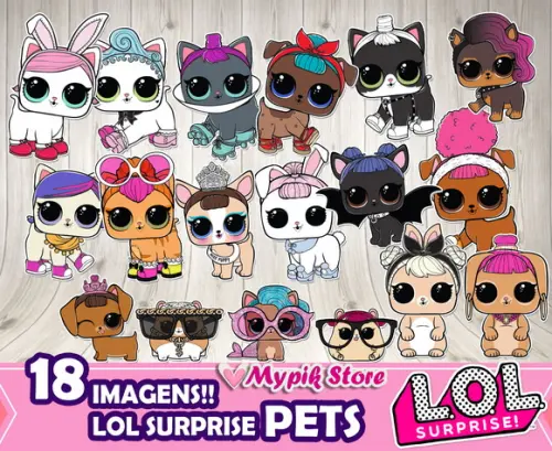 Kit Digital LOL Surprise Pets