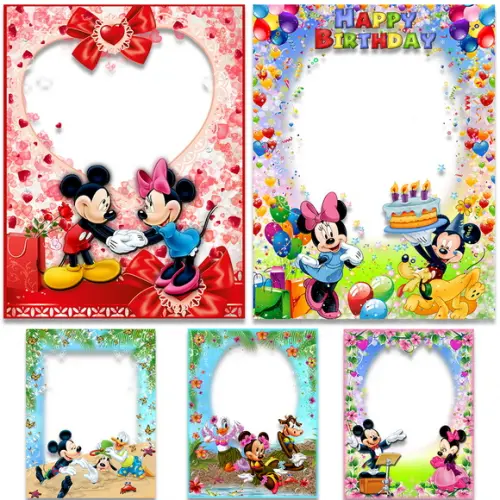 Kit Digital Mickey Minnie 08