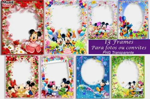 Kit Digital Mickey Minnie 08