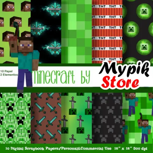Kit Digital Minecraft - 19