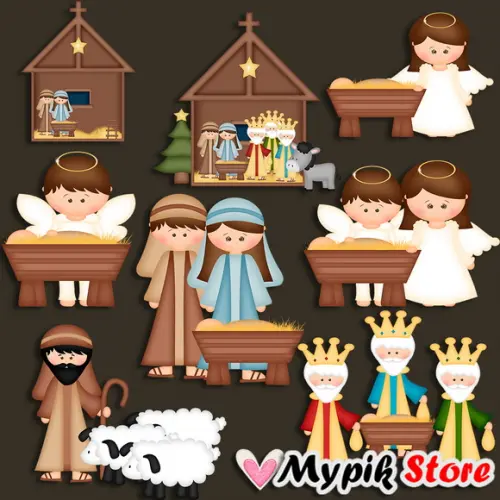 Kit Digital Natal Scrapbook Coleção 13