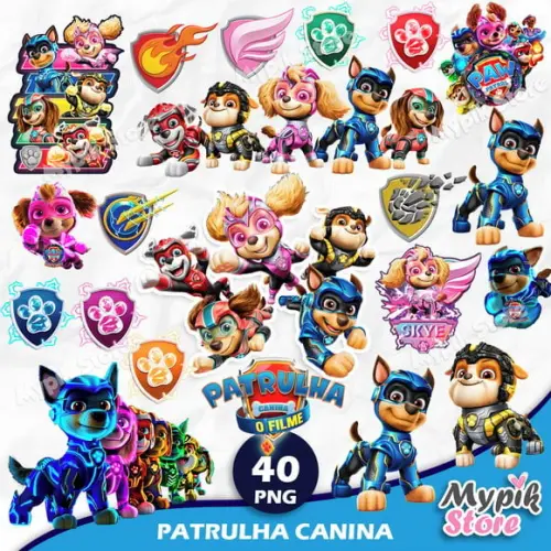 Kit Digital Patrulha Canina o Filme Super Poderoso