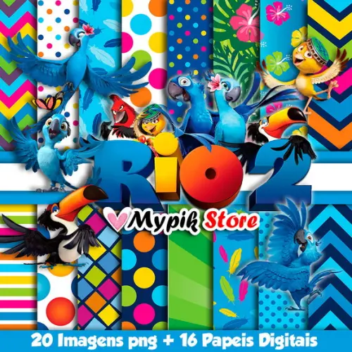 Kit Digital Rio 2 Coleção Scrapbook