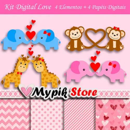 Kit Digital Safári Love fazendinha - 06