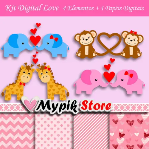 Kit Digital Safári Love fazendinha - 06
