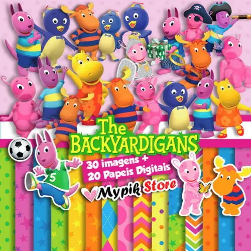 Kit Digital The Backyardigans - Scrapbook