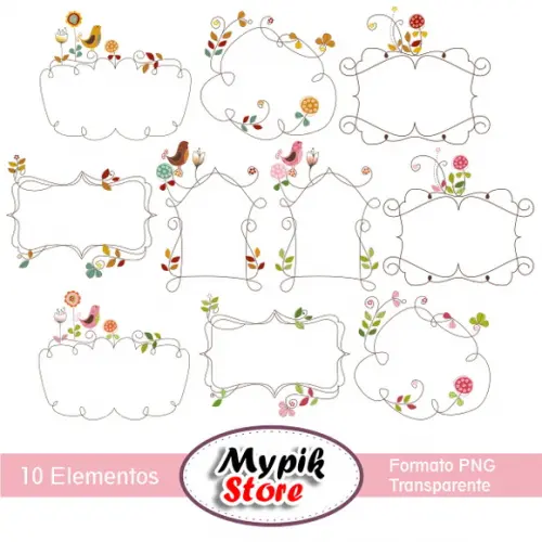 Kit Digital Tags Scrapbook - 06