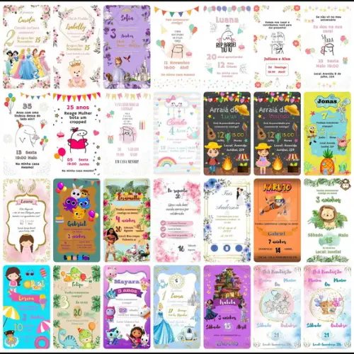 Pack Canva 6.0: Convites Digitais Lucrativos - 415 Templates