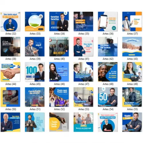 Pack Editável com Canva - Políticas Eleições 2024
