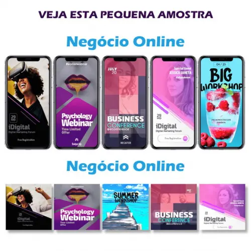 Pack Stories Animados e Estáticos PowerPoint