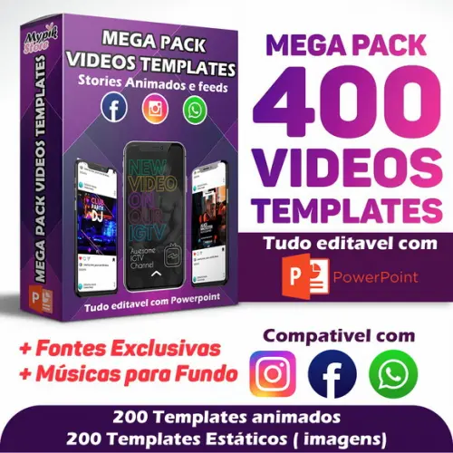 Pack Stories Animados e Estáticos PowerPoint